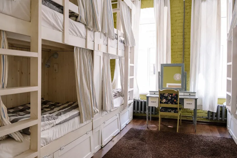 A shared dormitory room