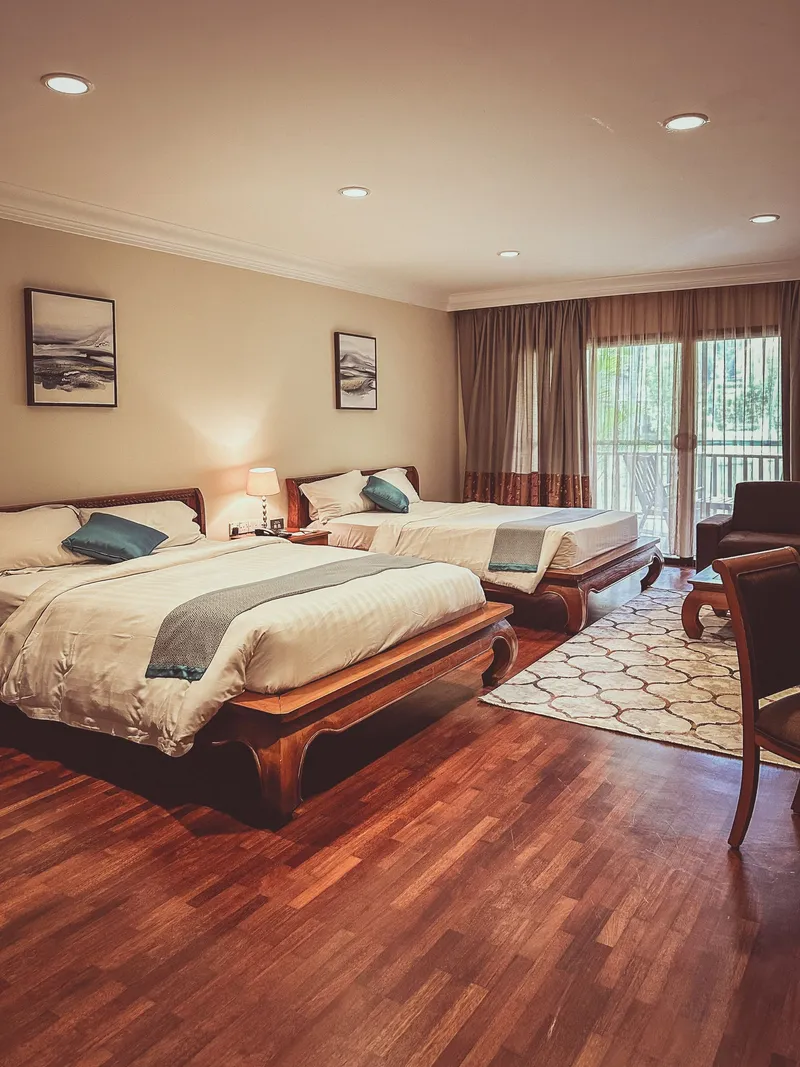 A four-bed family suite